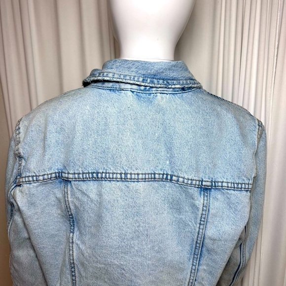 Zara Light Blue Jean Jacket - Picture 4 of 6
